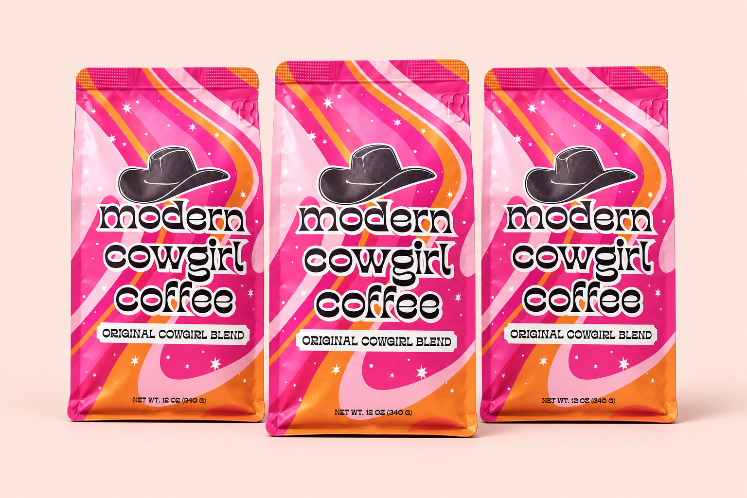 3 full bags of Original Cowgirl Blend